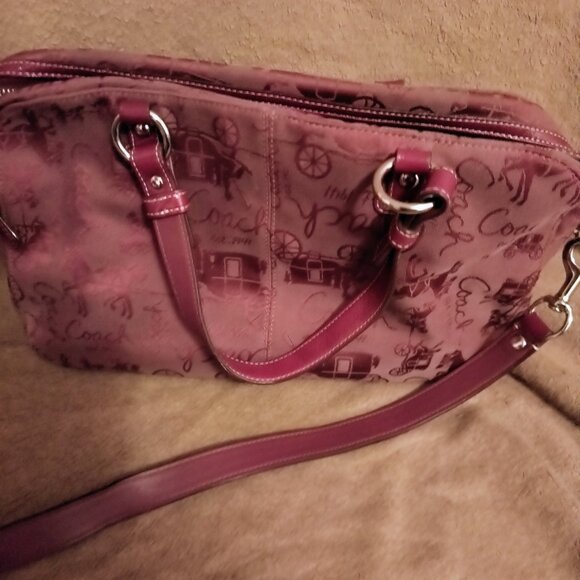 Coach Bag No. G0969-F14035 (purple) - Picture 5 of 6